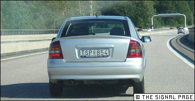 Nummerplaat combinatie TSP-854